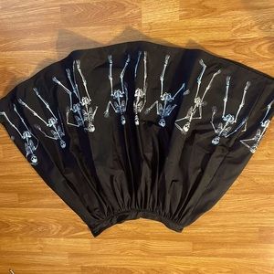 Unique vintage skeleton swing skirt